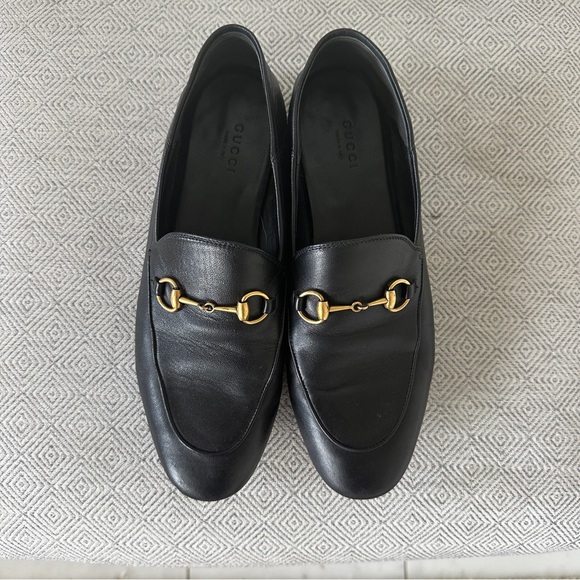 GUCCI Brixton Horesbit Convertible Loafer womens black leather 38.5 - Picture 4 of 13